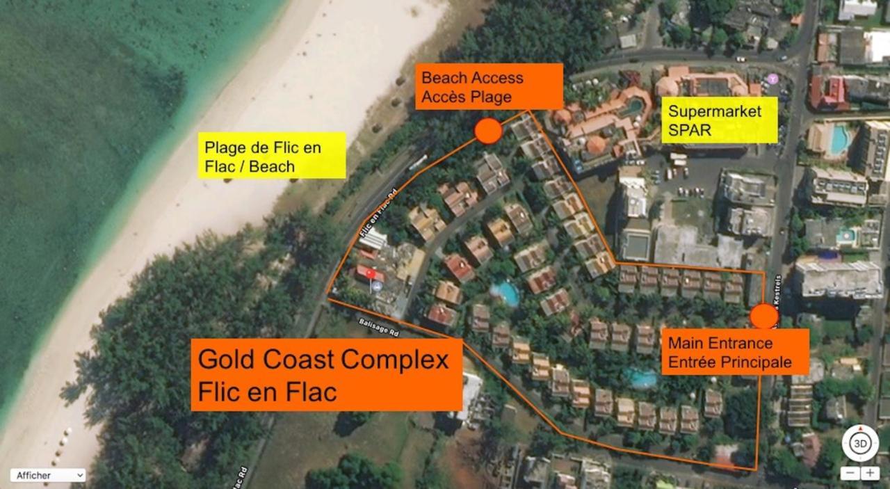 Beachfront Villa In A Beautiful And Secured Complex Flic en Flac Exterior photo